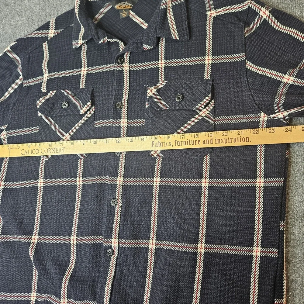 Pacific Trail Mens Woven Plaid Blanket Shirt‎ Heavyweight Longsleeve Large